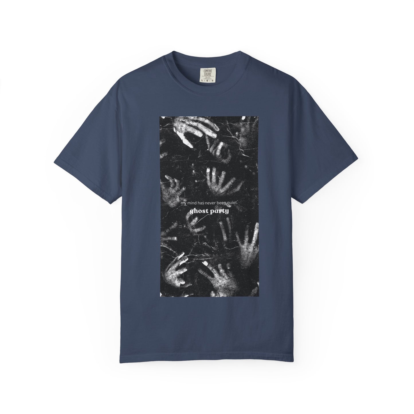 my mind has never been quiet hand tee