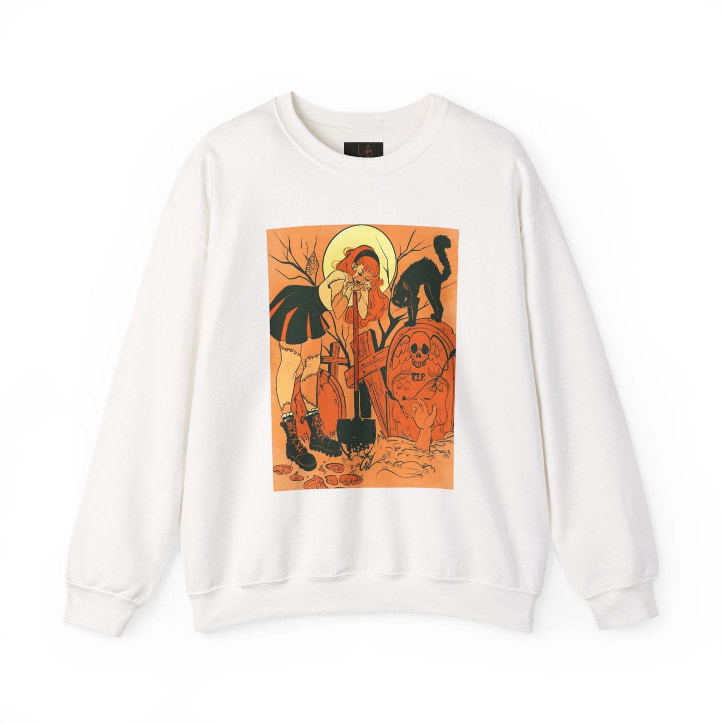Friday Knights -Halloween Graveyard sweater