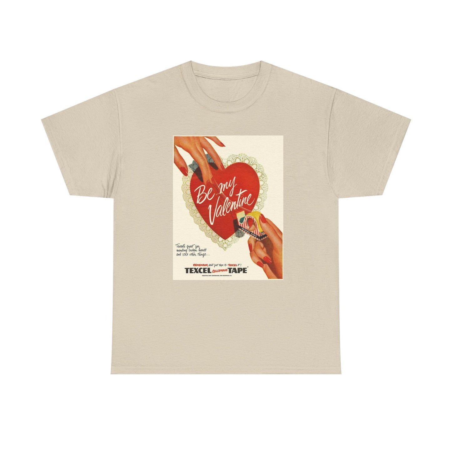 Friday Knights - tape vintage valentines day tee