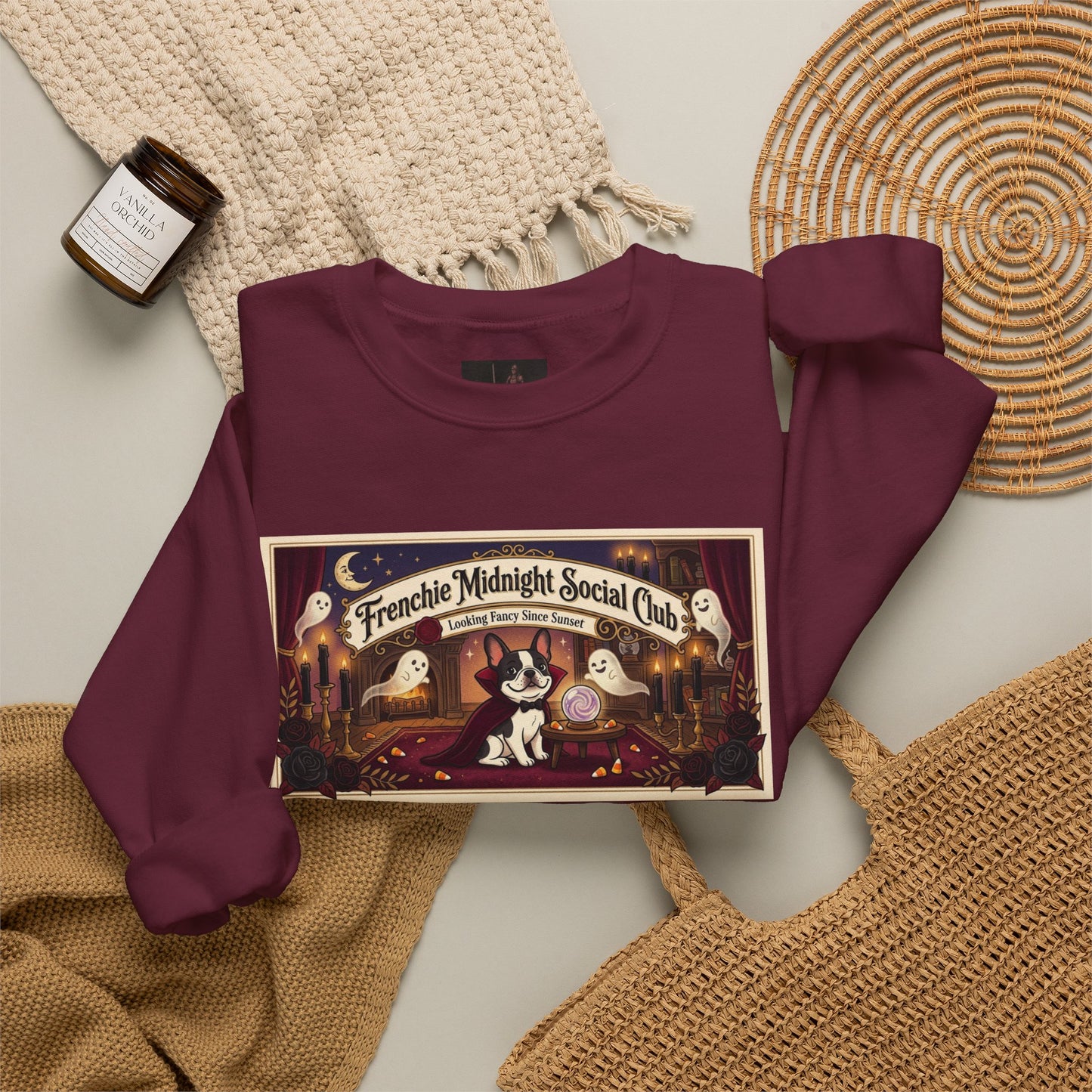 Friday Knights - "Frenchie Midnight Social Club" Graphic
