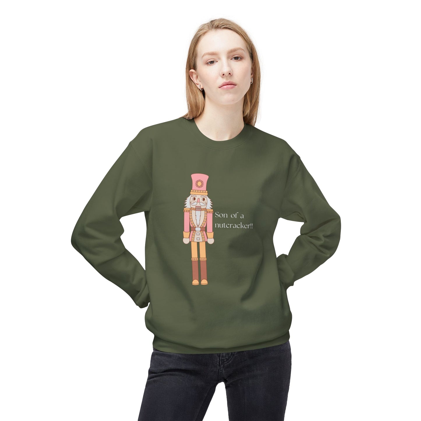 Friday Knights - Son of a nutcracker Fleece Crewneck Sweatshirt