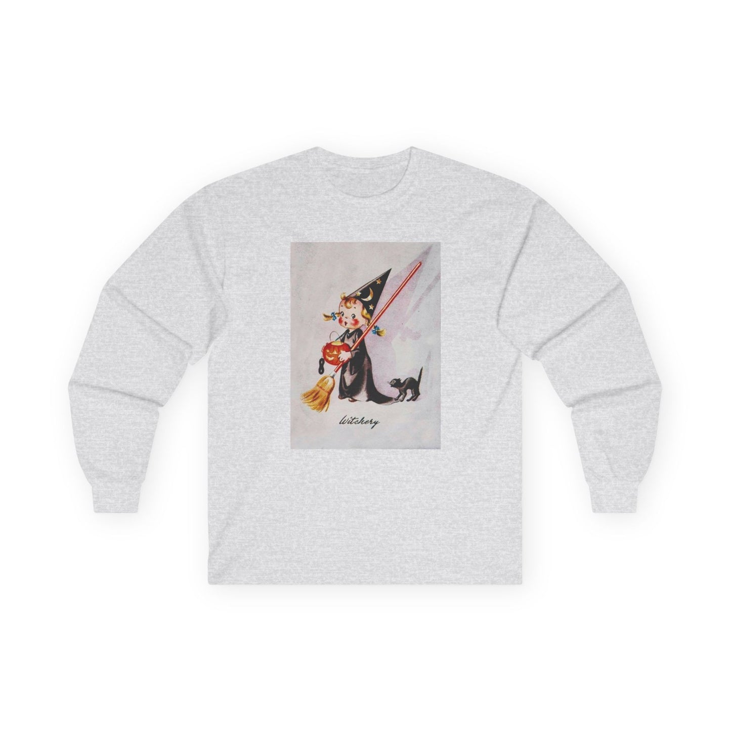 Witch and black cat sweater
