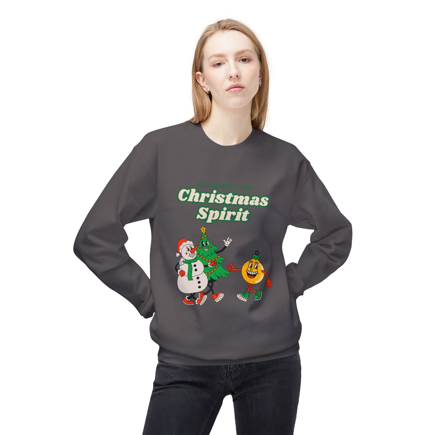 Friday Knights - Christmas Spirit  fleece sweater