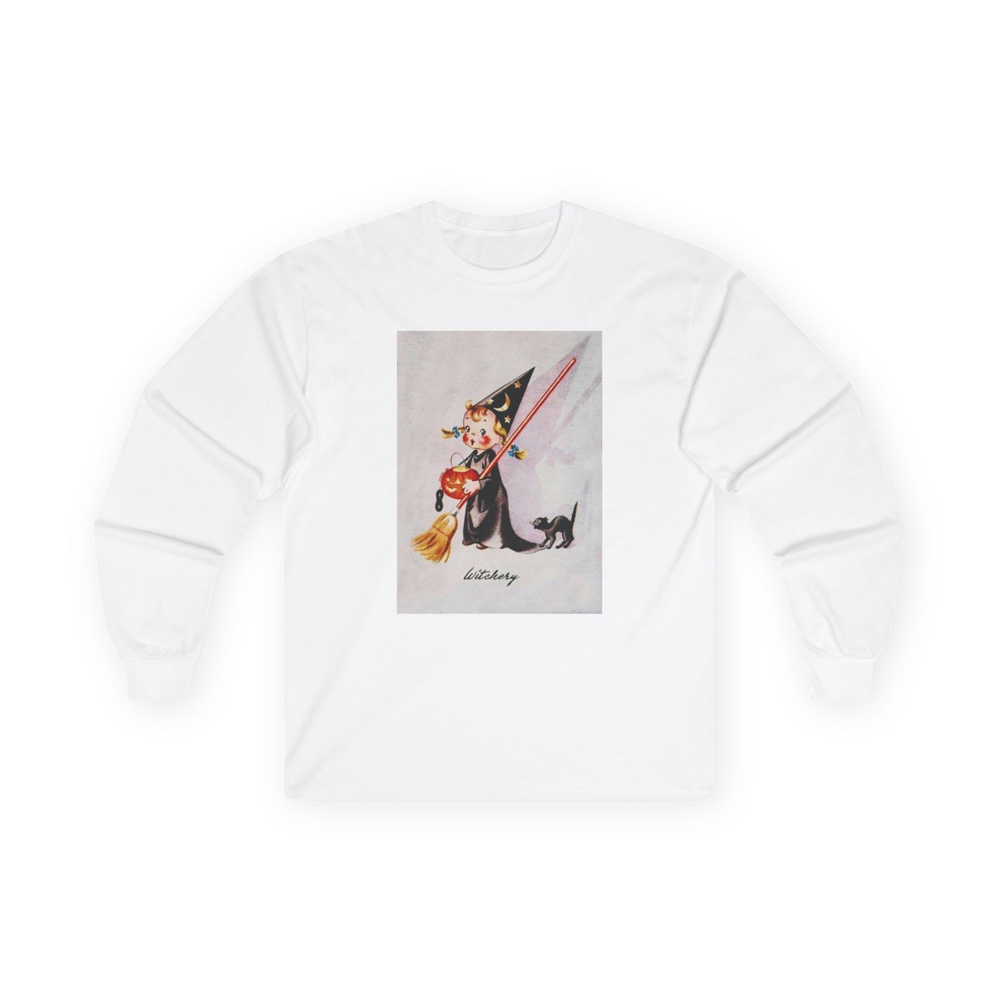 Witch and black cat sweater