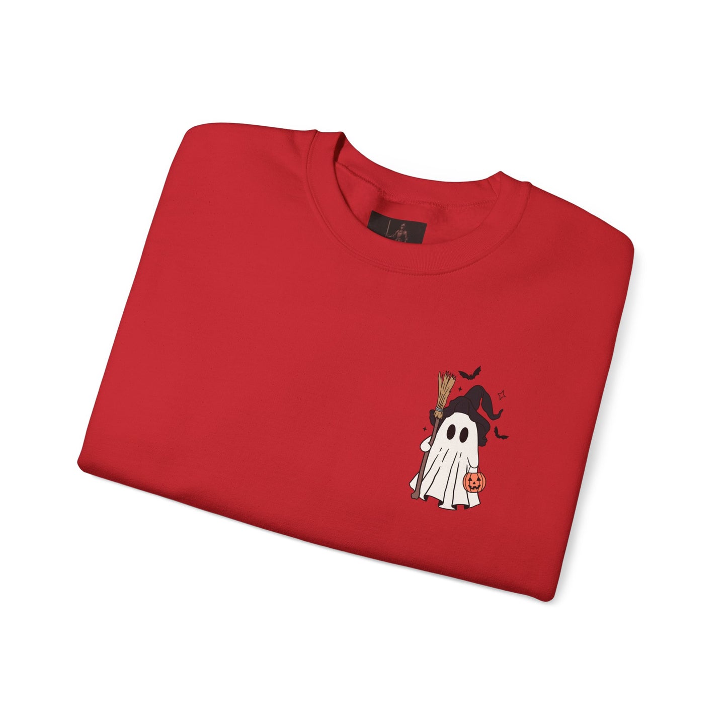 Friday Knights - Ghost in a Witch Hat Crewneck Sweatshirt