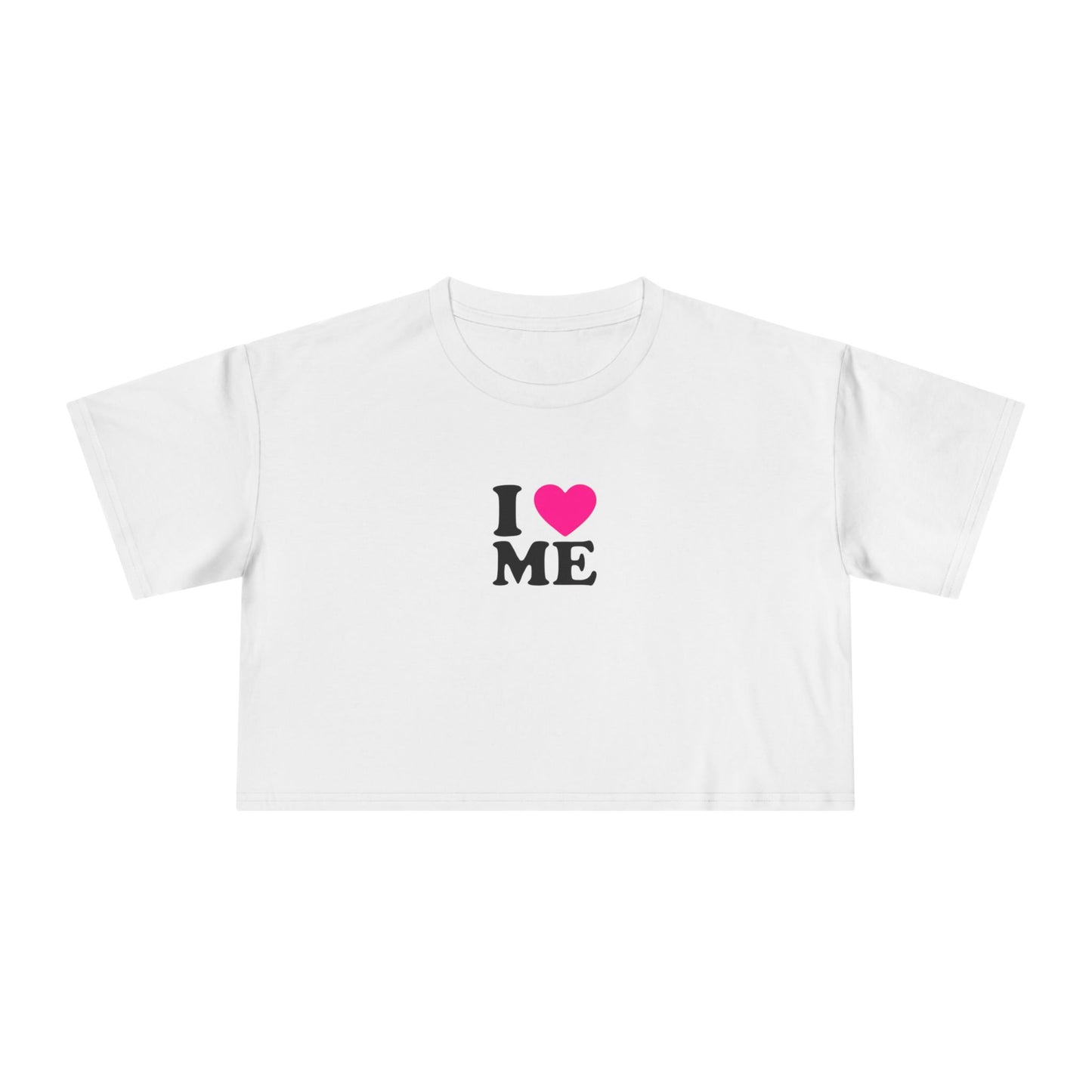 Friday Knights - I Love Me Women's Crop Tee