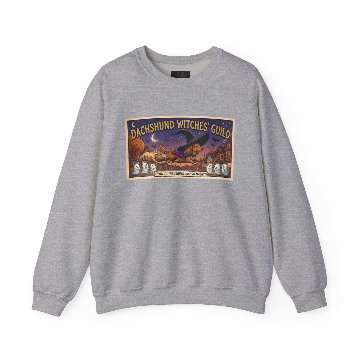 Friday Knights - Dachshund Witches’ Guild Crewneck Sweatshirt