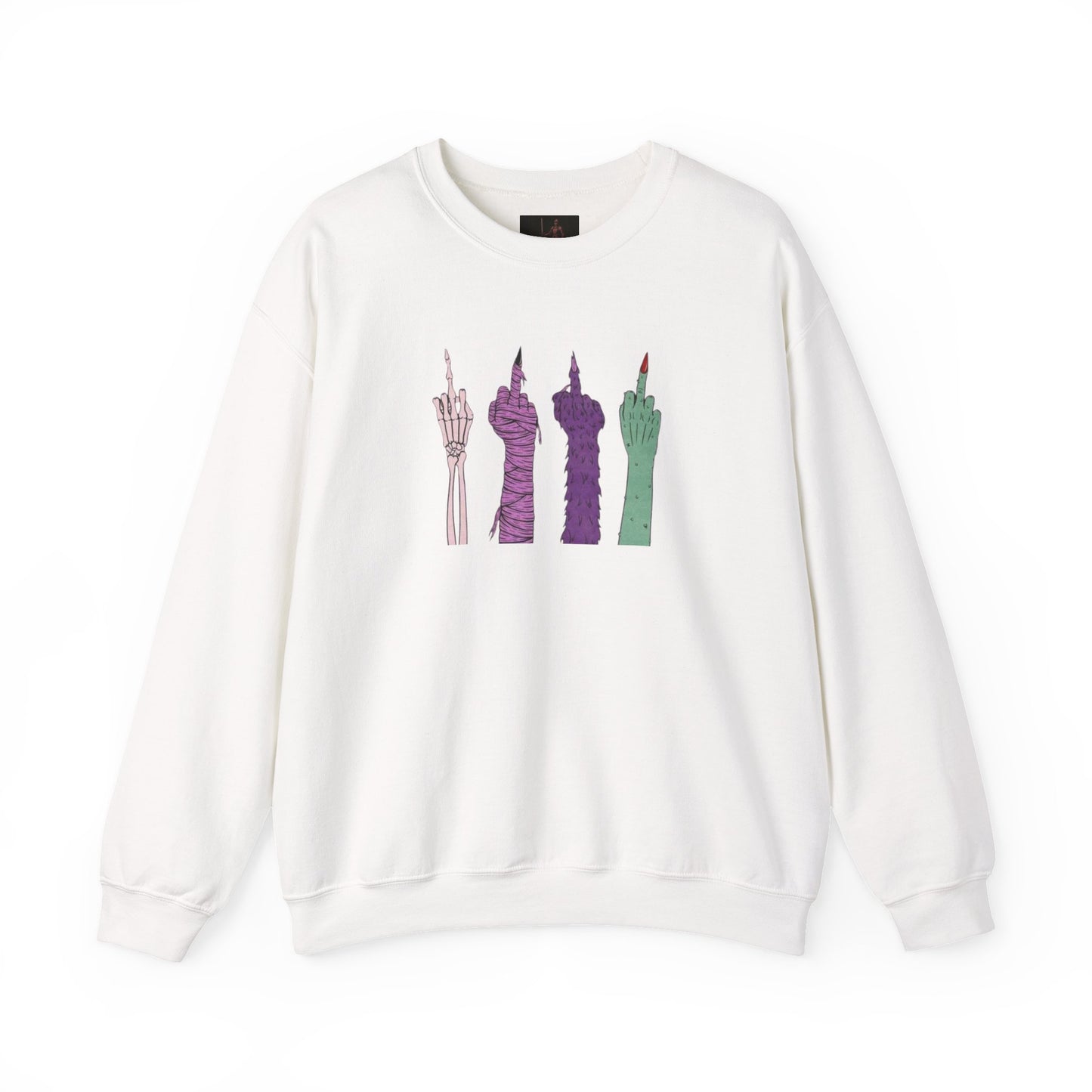 Friday Knights -Middle Finger Skeleton Hands Graphic